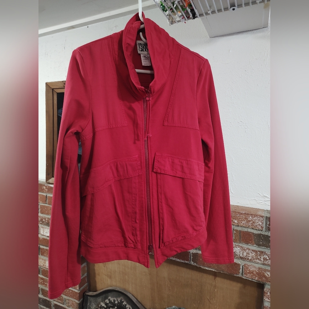 Prairie Underground Women's Vibrant Red Utility Jacket
